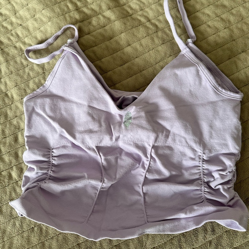 Free people crop cami bra